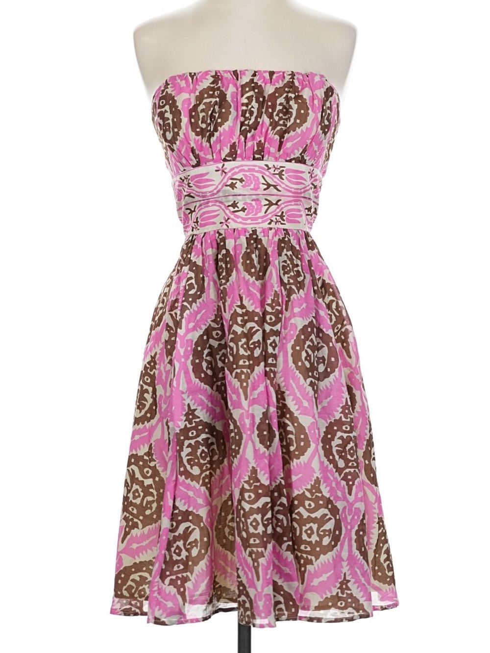 Plenty by Tracy Reese Strapless Cotton–Silk Dress – Size 2